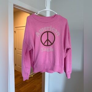 Women’s American Eagle Pink Graphic Sweatshirt